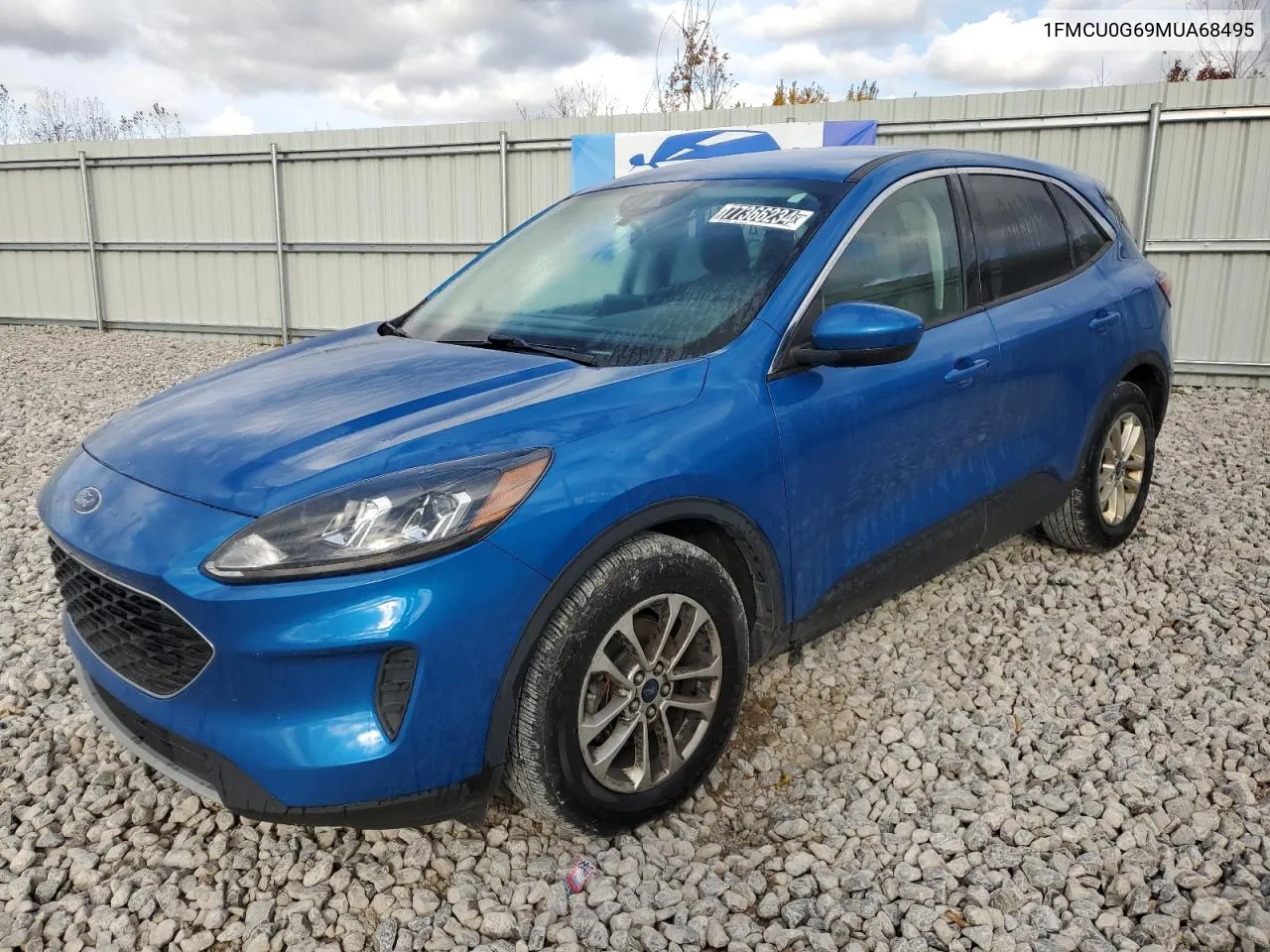 2021 Ford Escape Se VIN: 1FMCU0G69MUA68495 Lot: 77366234