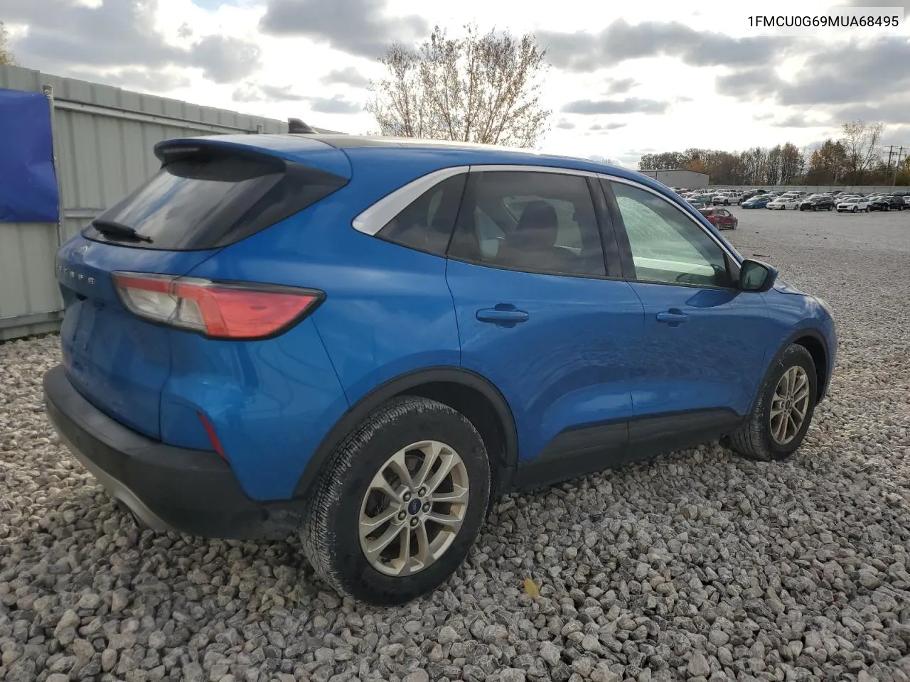 2021 Ford Escape Se VIN: 1FMCU0G69MUA68495 Lot: 77366234