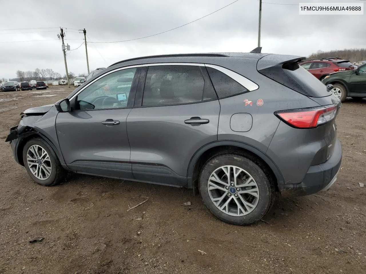 2021 Ford Escape Sel VIN: 1FMCU9H66MUA49888 Lot: 77644674