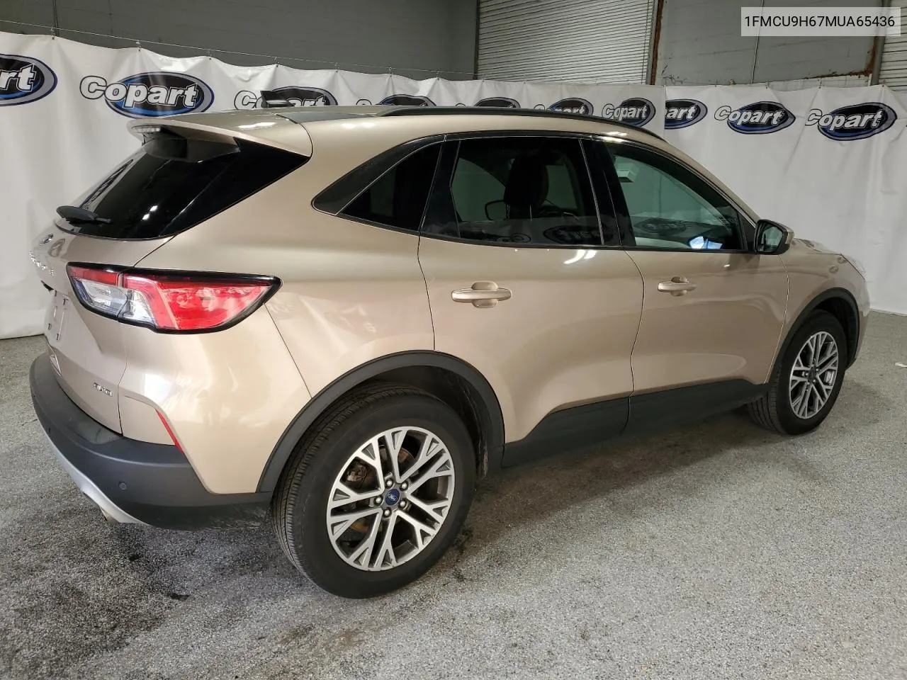 2021 Ford Escape Sel VIN: 1FMCU9H67MUA65436 Lot: 78093014