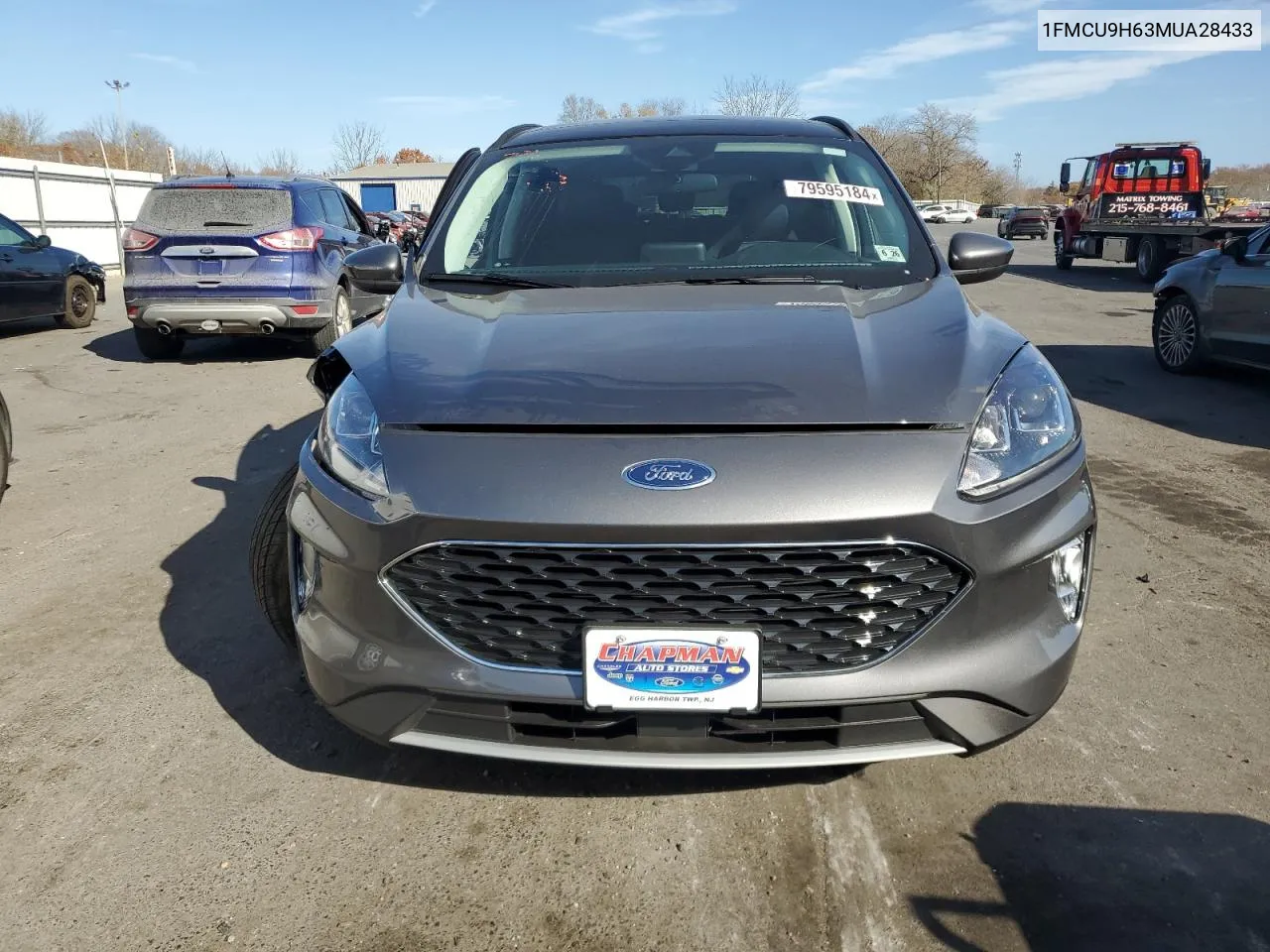 2021 Ford Escape Sel VIN: 1FMCU9H63MUA28433 Lot: 79595184