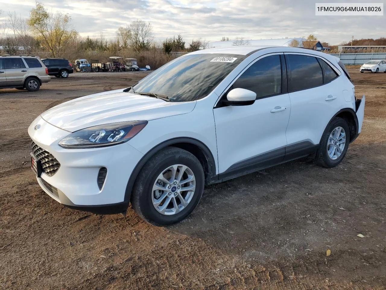 2021 Ford Escape Se VIN: 1FMCU9G64MUA18026 Lot: 80186284