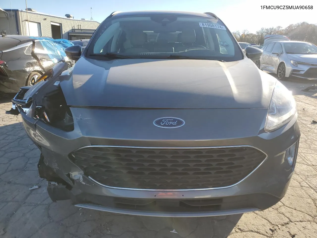 2021 Ford Escape Sel VIN: 1FMCU9CZ5MUA90658 Lot: 81908174