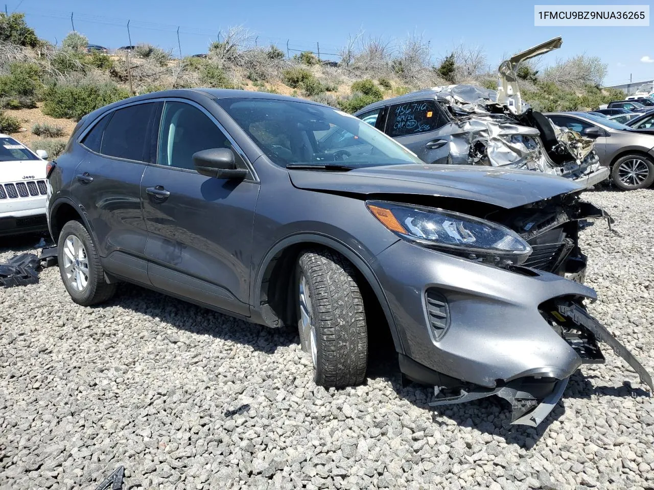 2022 Ford Escape Se VIN: 1FMCU9BZ9NUA36265 Lot: 59241914