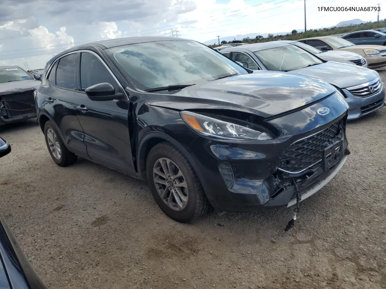 2022 Ford Escape Se VIN: 1FMCU0G64NUA68793 Lot: 60662174