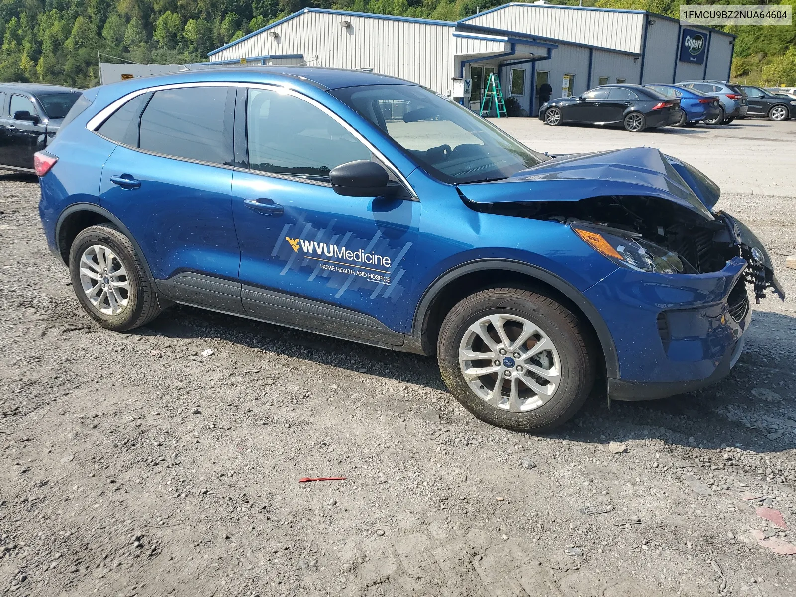 2022 Ford Escape Se VIN: 1FMCU9BZ2NUA64604 Lot: 62593434