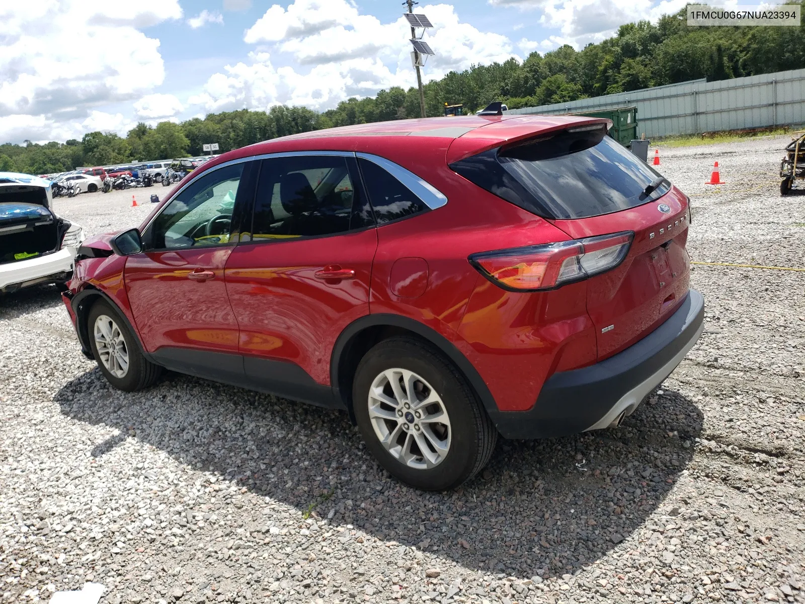 2022 Ford Escape Se VIN: 1FMCU0G67NUA23394 Lot: 63965324