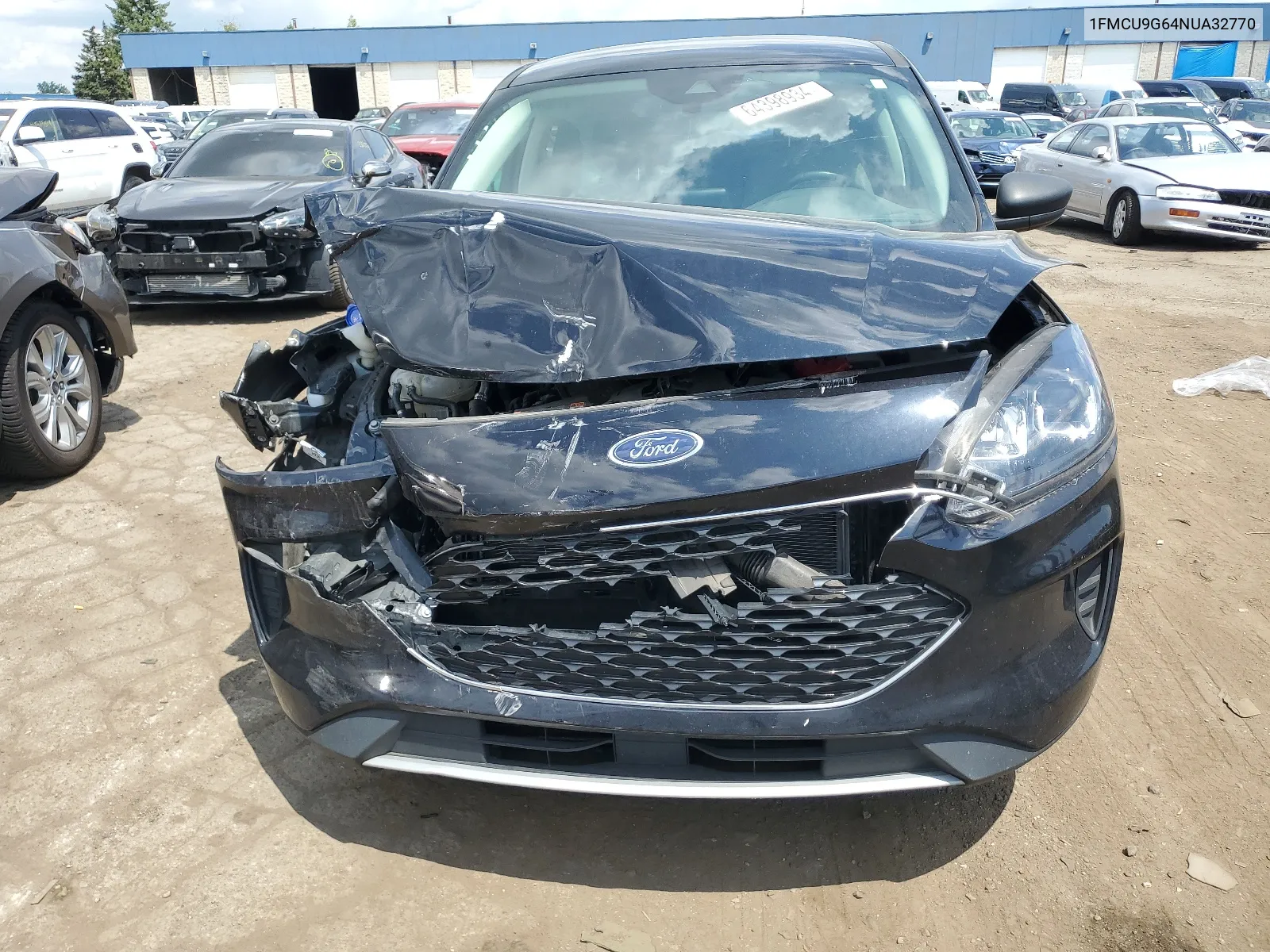 2022 Ford Escape Se VIN: 1FMCU9G64NUA32770 Lot: 64398934