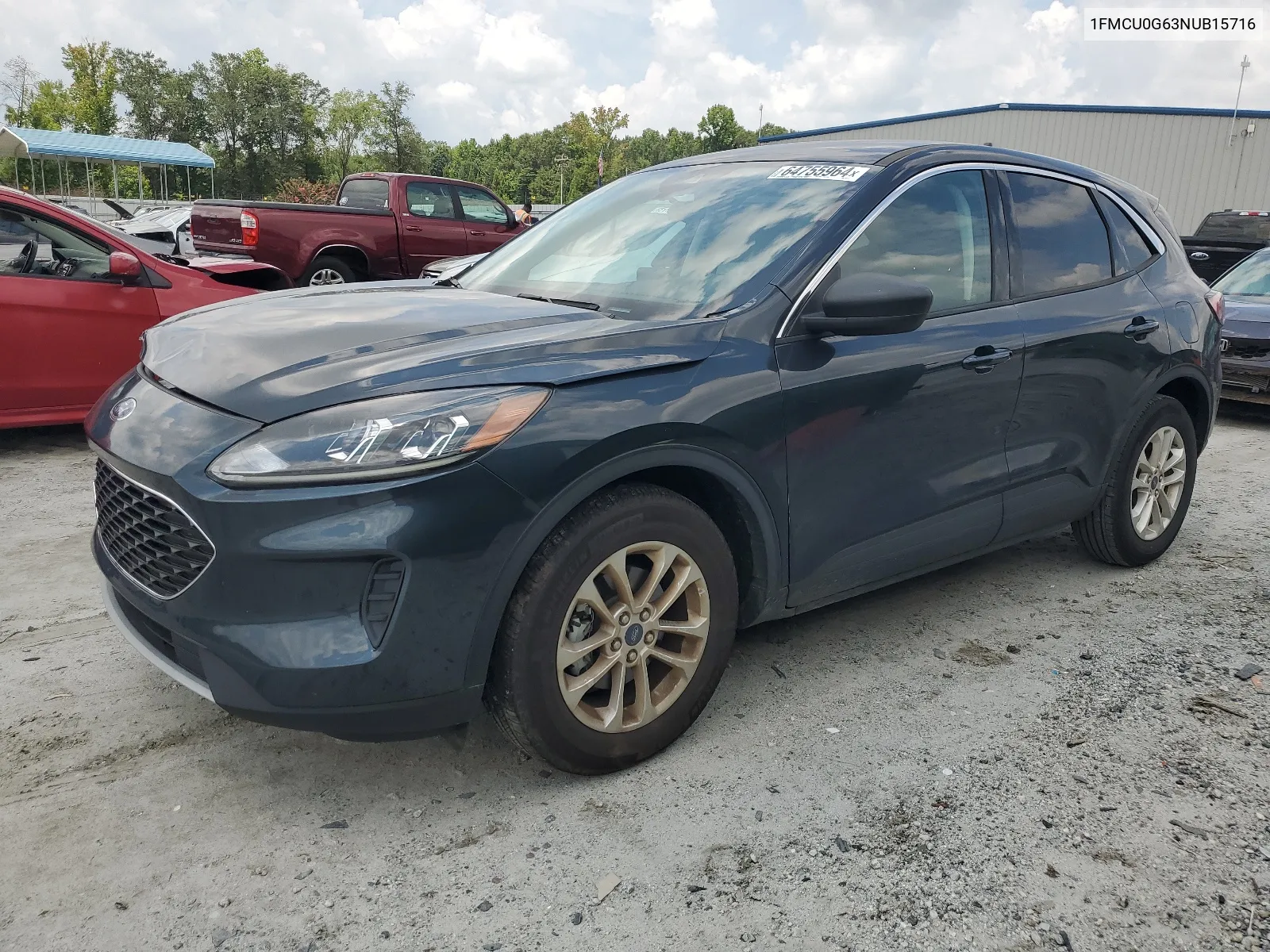 2022 Ford Escape Se VIN: 1FMCU0G63NUB15716 Lot: 64755964