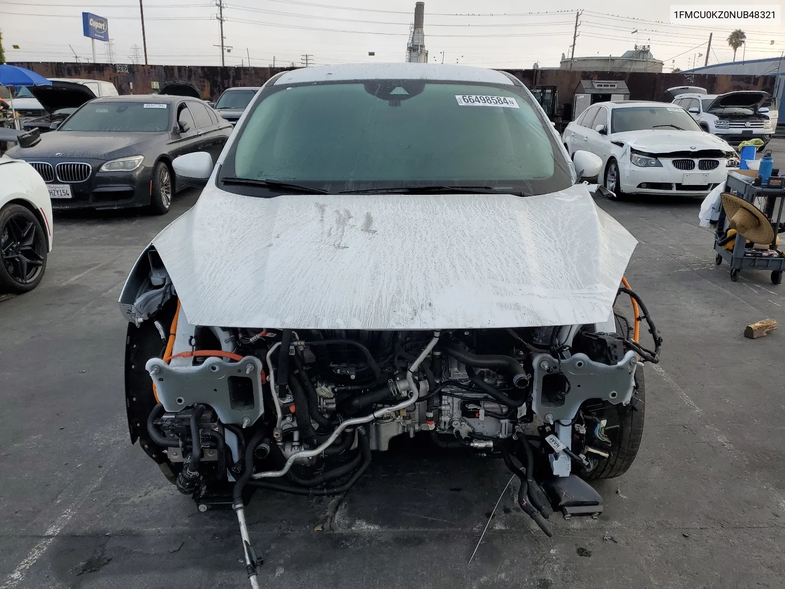 2022 Ford Escape Sel VIN: 1FMCU0KZ0NUB48321 Lot: 66498584