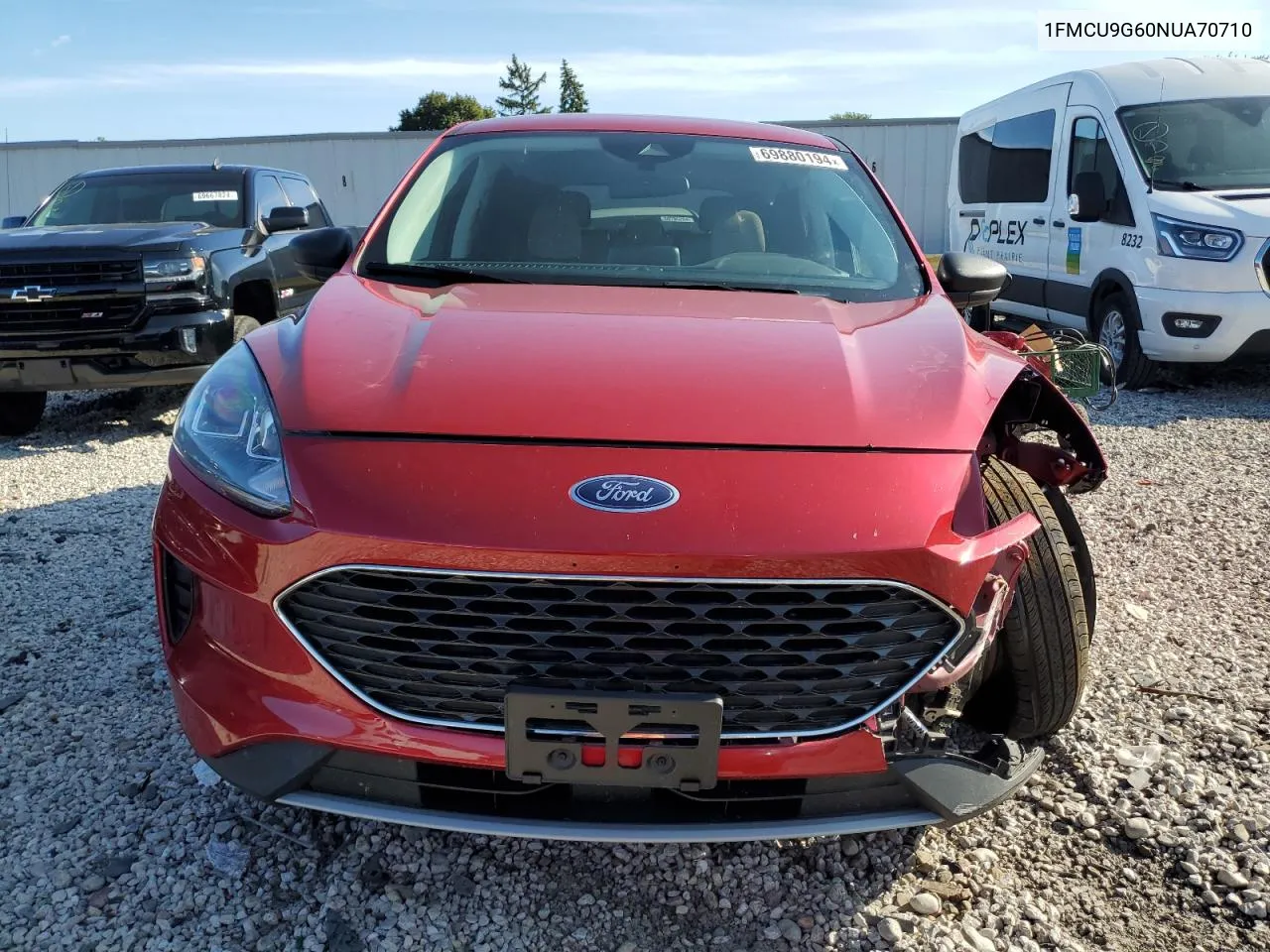 2022 Ford Escape Se VIN: 1FMCU9G60NUA70710 Lot: 69880194