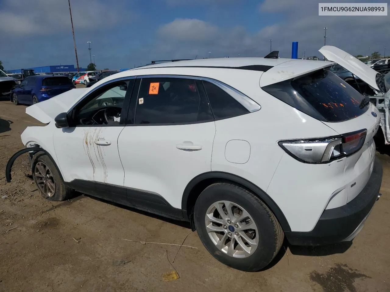 2022 Ford Escape Se VIN: 1FMCU9G62NUA98993 Lot: 70028214