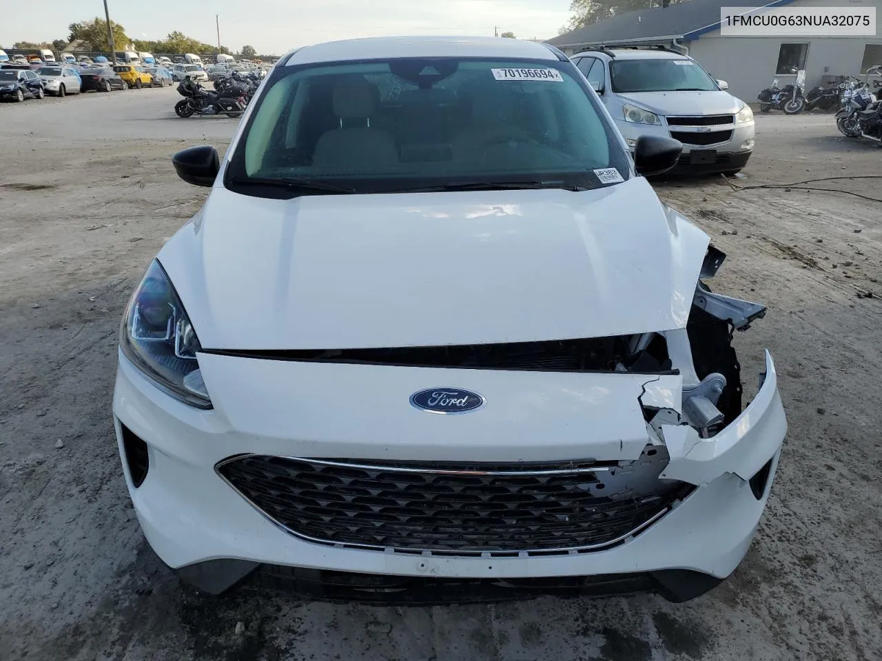 2022 Ford Escape Se VIN: 1FMCU0G63NUA32075 Lot: 70196694