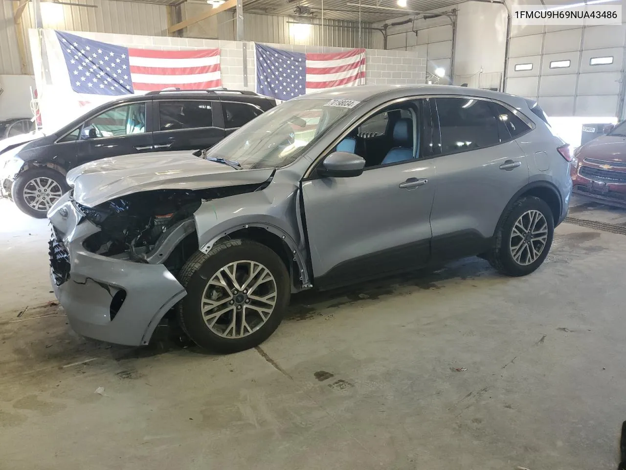 2022 Ford Escape Sel VIN: 1FMCU9H69NUA43486 Lot: 70198034