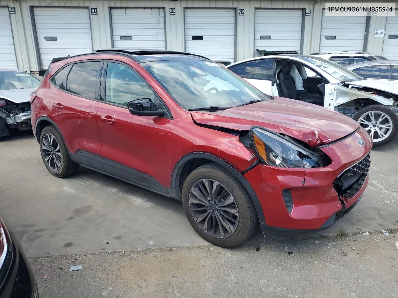 2022 Ford Escape Se VIN: 1FMCU9G61NUB55944 Lot: 70253314