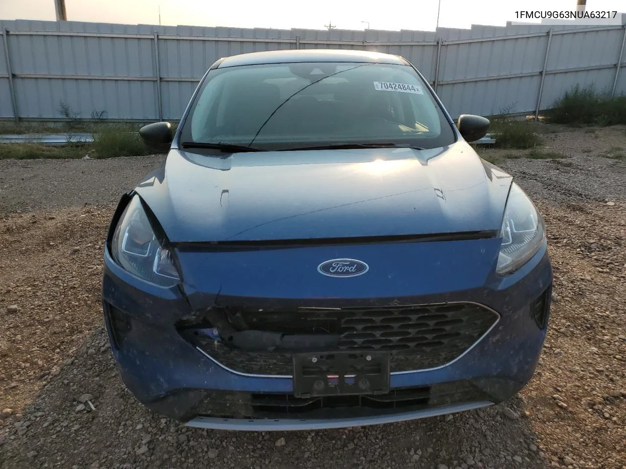 2022 Ford Escape Se VIN: 1FMCU9G63NUA63217 Lot: 70424844