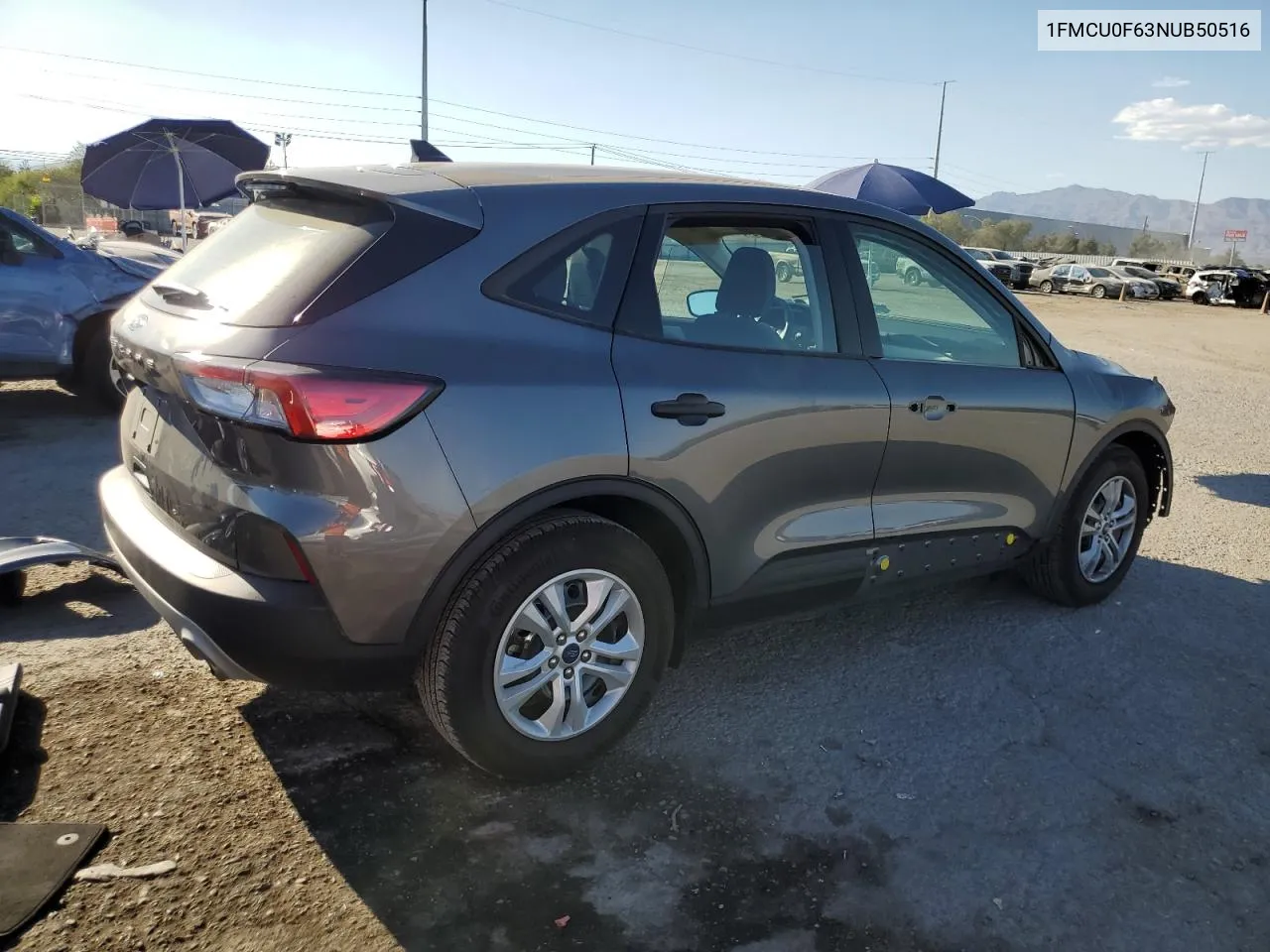 2022 Ford Escape S VIN: 1FMCU0F63NUB50516 Lot: 70434474