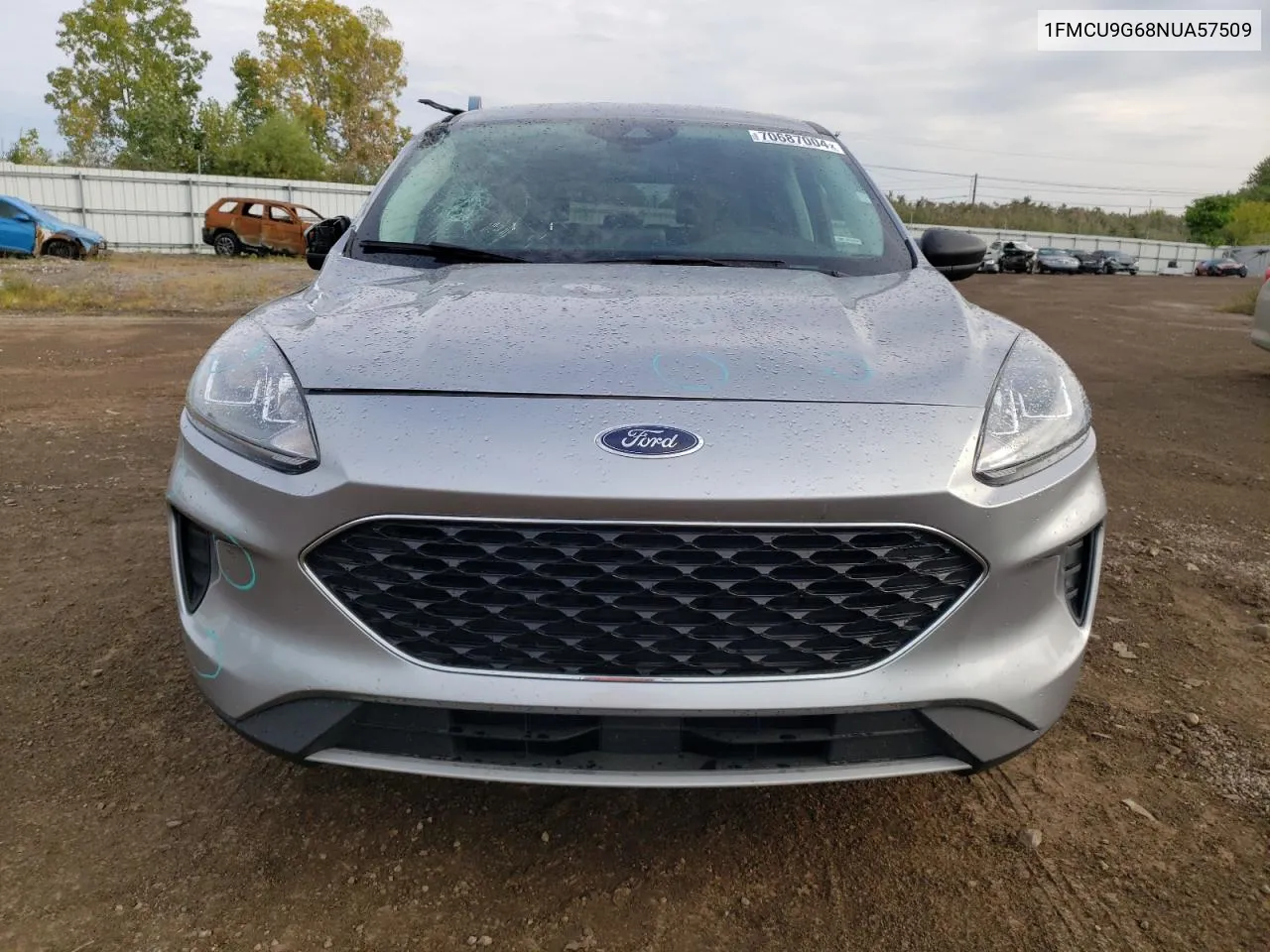 2022 Ford Escape Se VIN: 1FMCU9G68NUA57509 Lot: 70687004