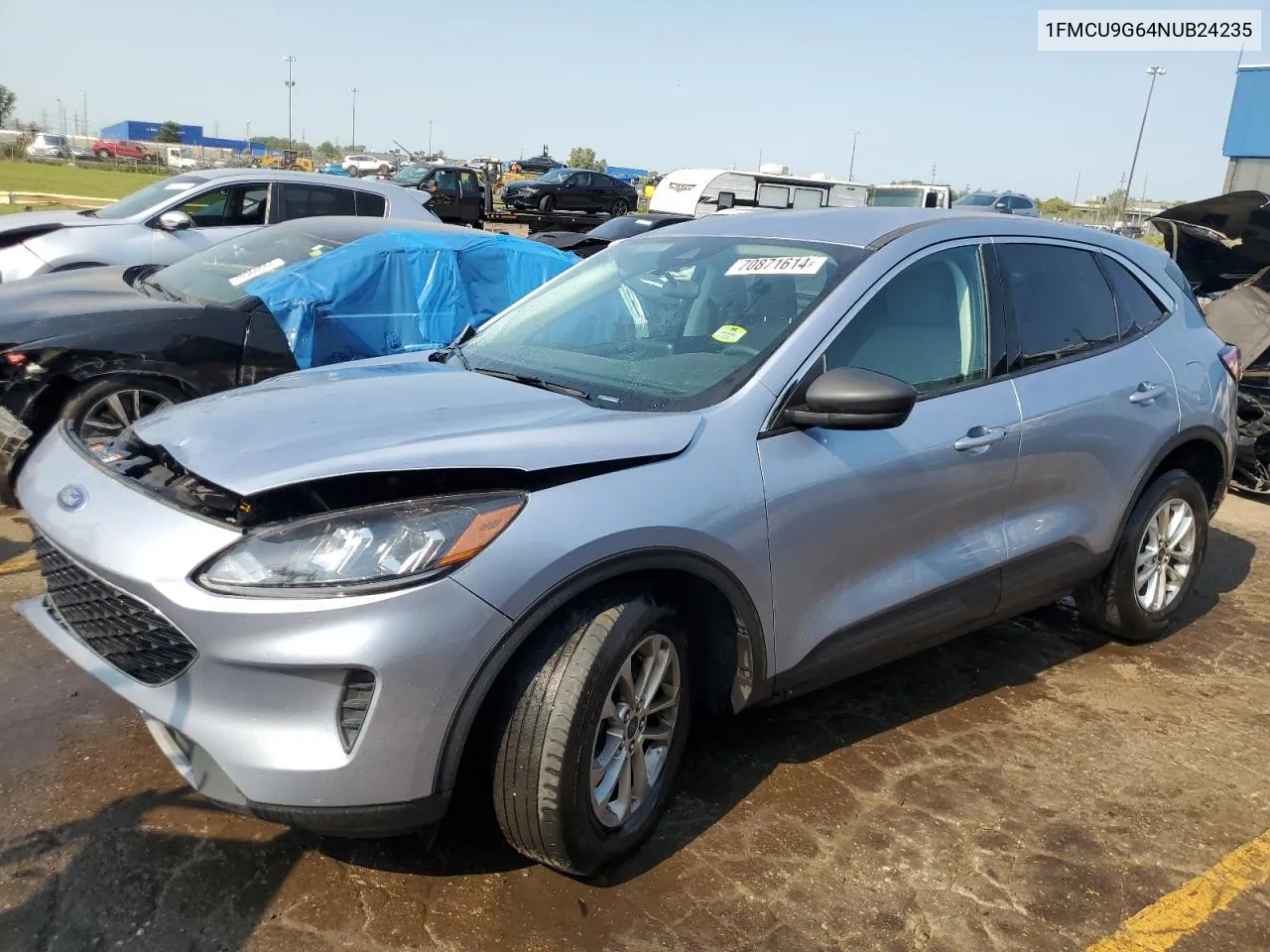 2022 Ford Escape Se VIN: 1FMCU9G64NUB24235 Lot: 70871614