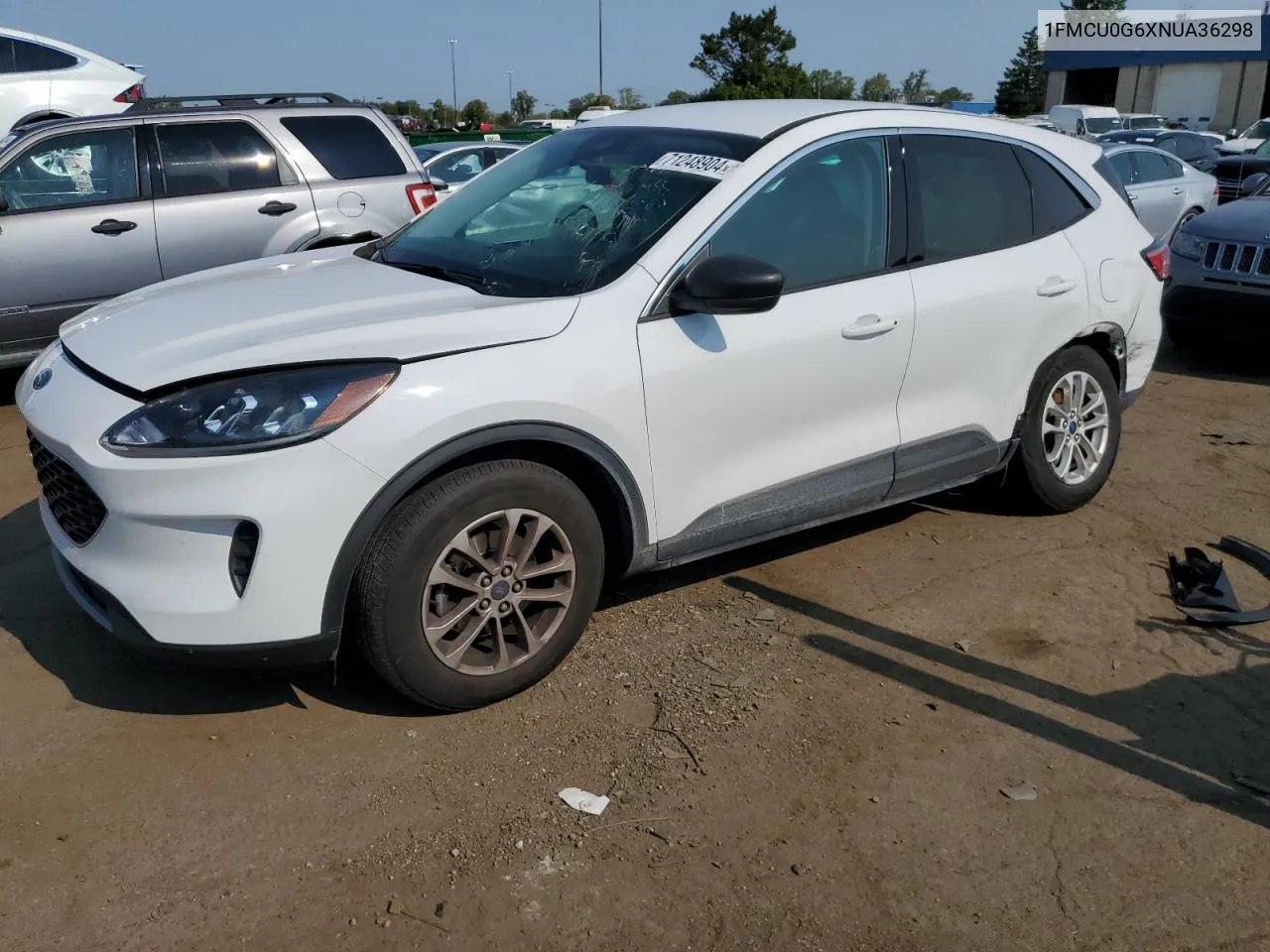 2022 Ford Escape Se VIN: 1FMCU0G6XNUA36298 Lot: 71248904