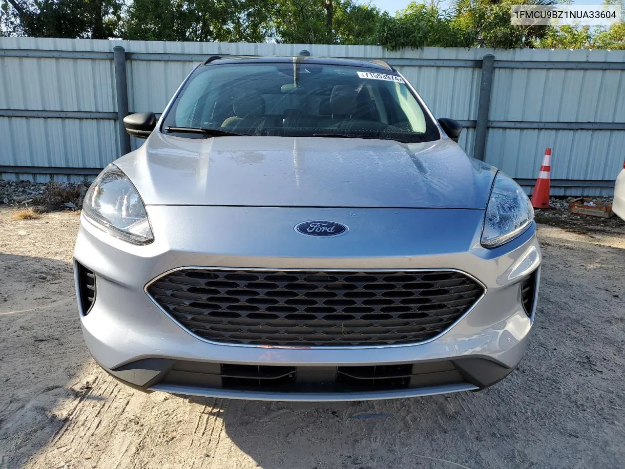 2022 Ford Escape Se VIN: 1FMCU9BZ1NUA33604 Lot: 71553974