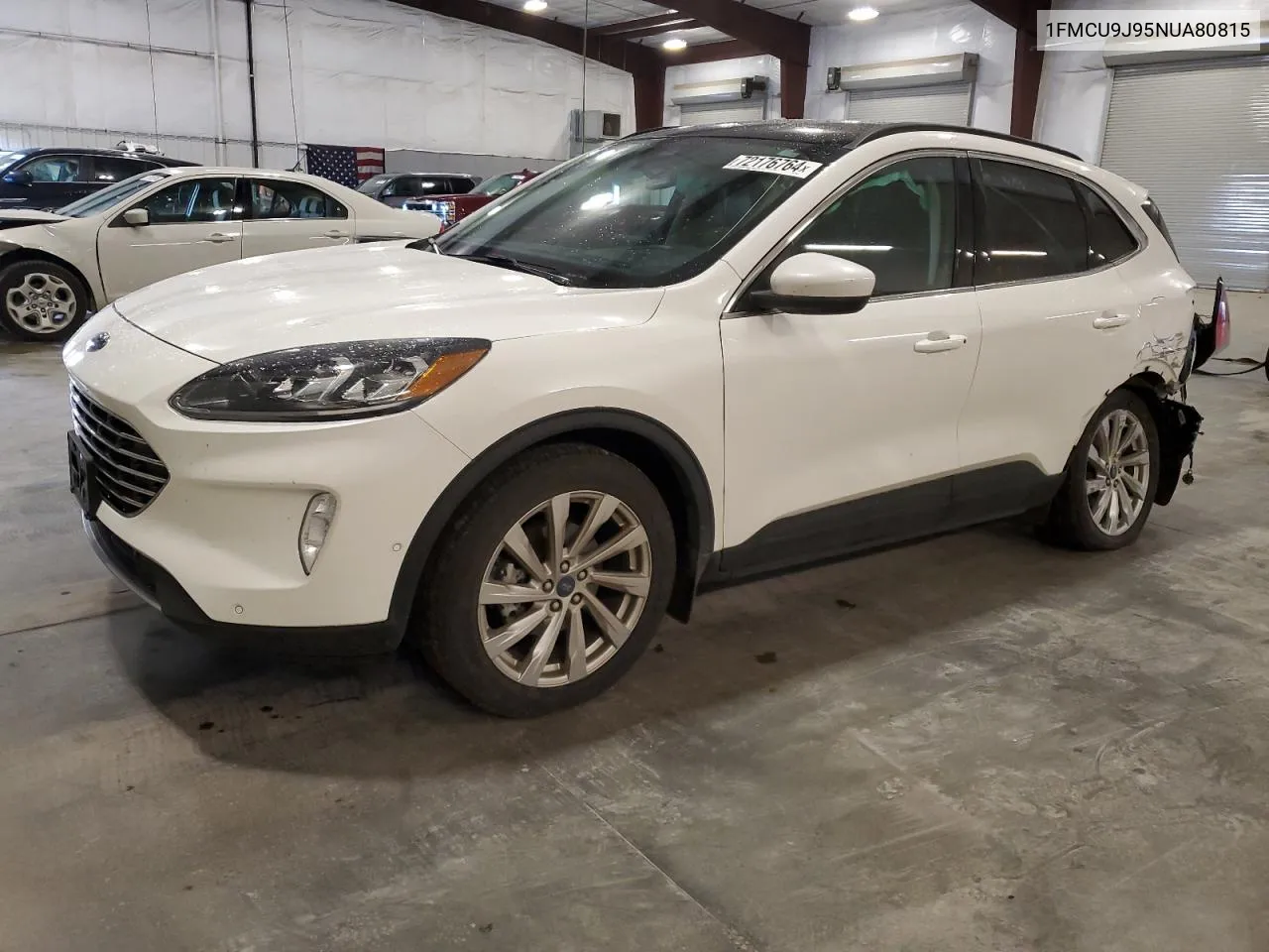 2022 Ford Escape Titanium VIN: 1FMCU9J95NUA80815 Lot: 72176764