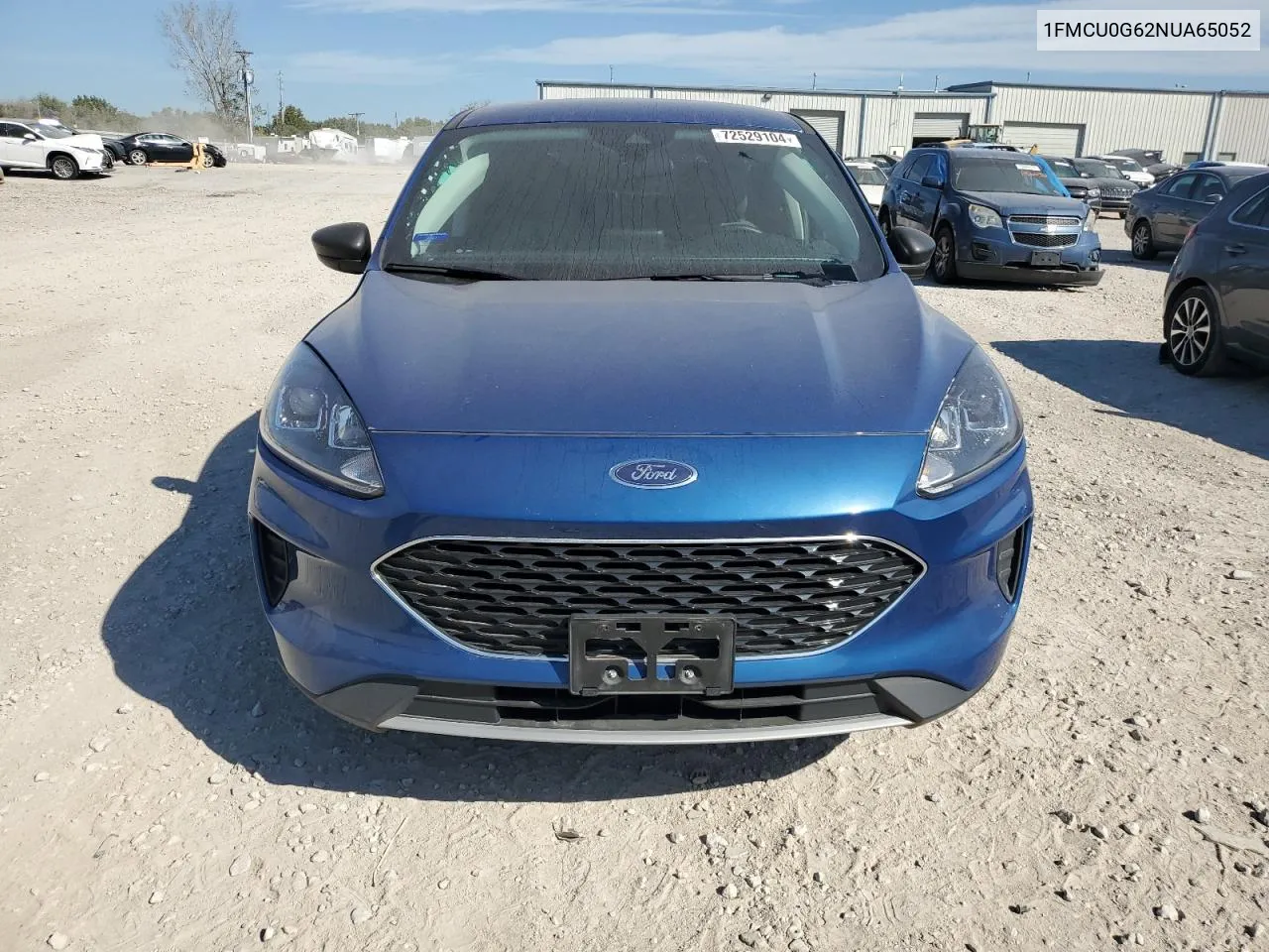 2022 Ford Escape Se VIN: 1FMCU0G62NUA65052 Lot: 72529104