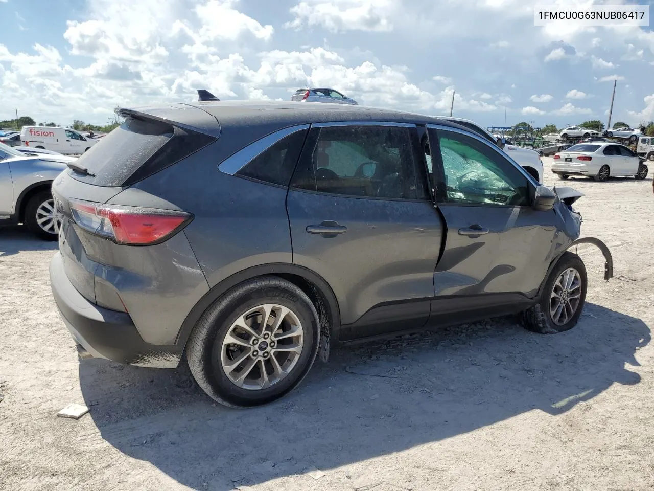 2022 Ford Escape Se VIN: 1FMCU0G63NUB06417 Lot: 73062054