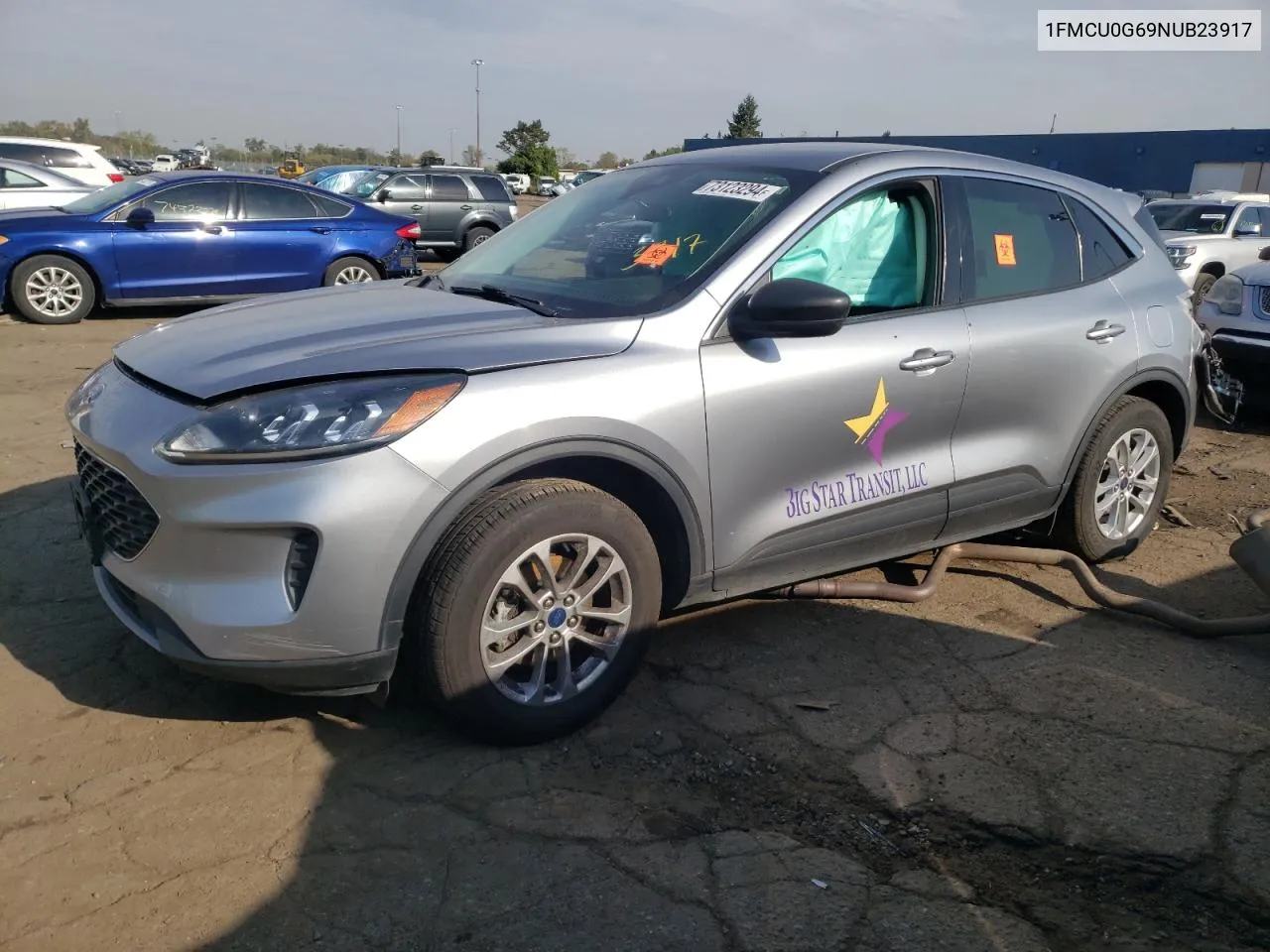 2022 Ford Escape Se VIN: 1FMCU0G69NUB23917 Lot: 73123294