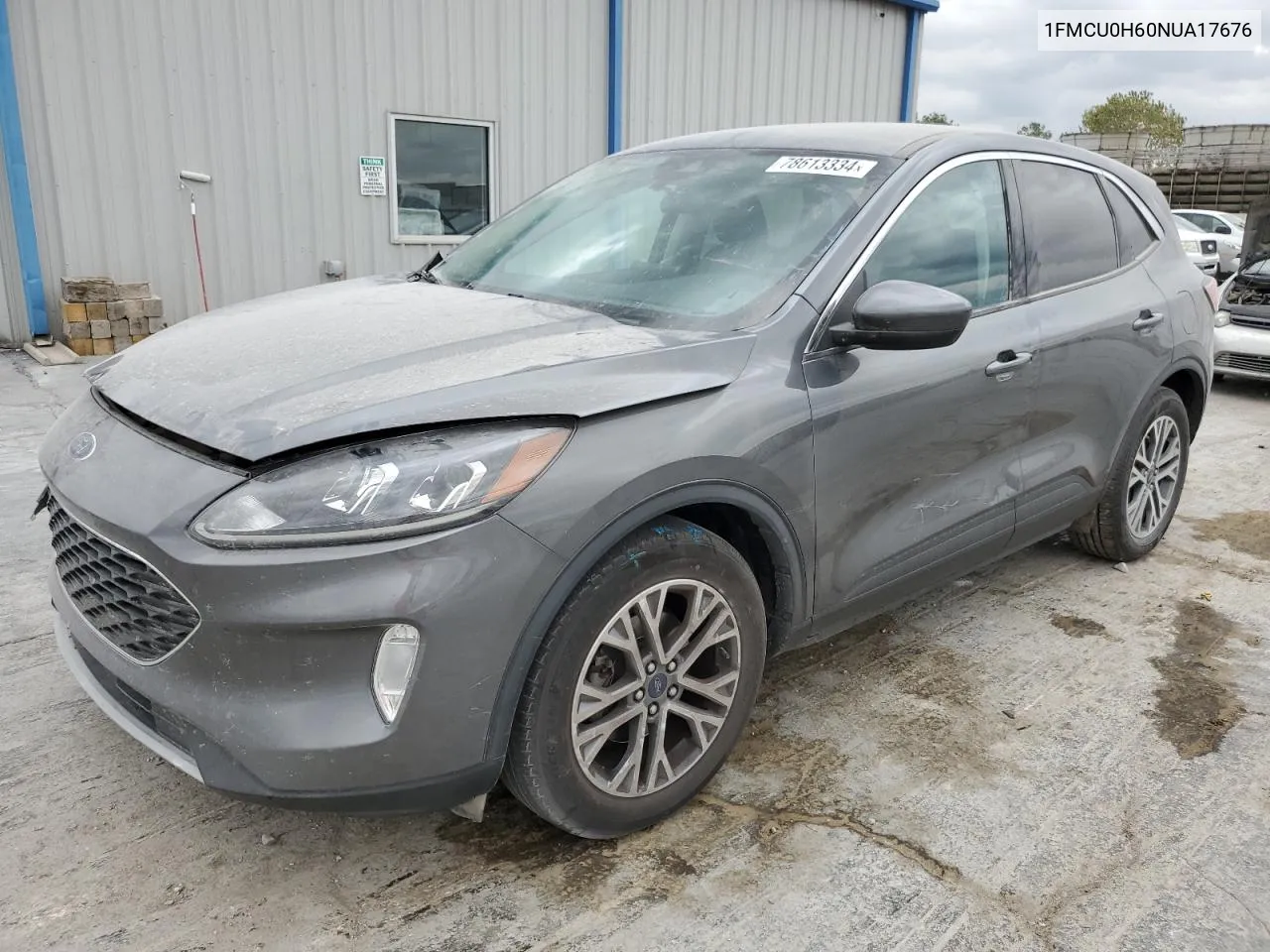 2022 Ford Escape Sel VIN: 1FMCU0H60NUA17676 Lot: 78613334