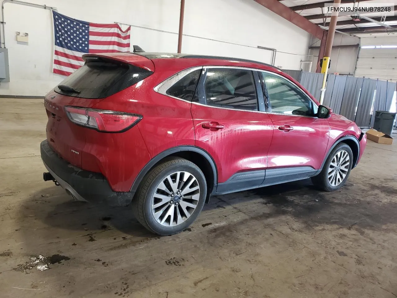 2022 Ford Escape Titanium VIN: 1FMCU9J94NUB78248 Lot: 78800314