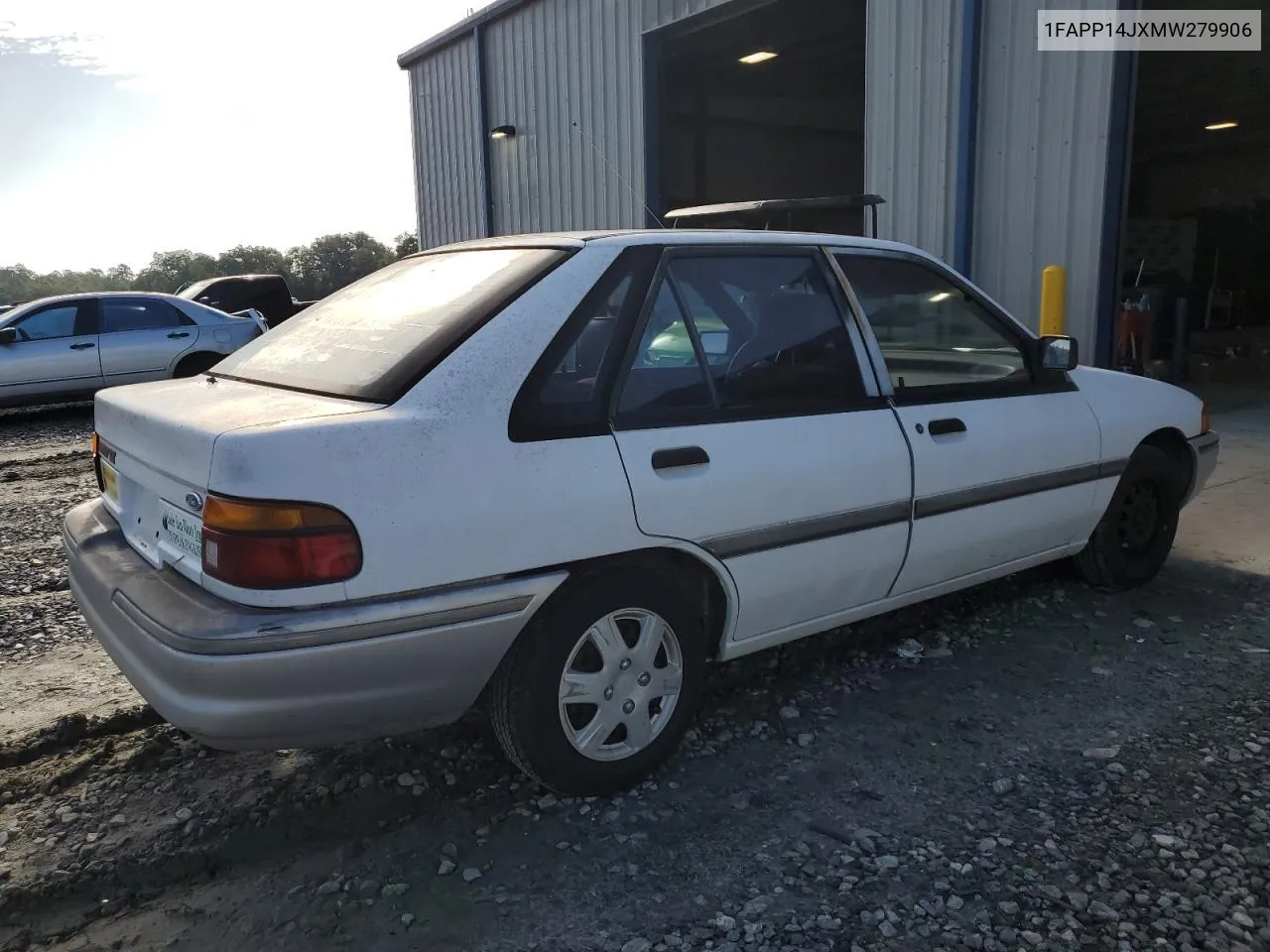 1FAPP14JXMW279906 1991 Ford Escort Lx