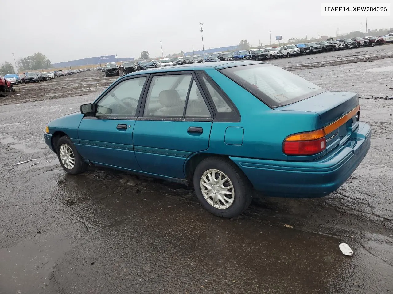 1993 Ford Escort Lx VIN: 1FAPP14JXPW284026 Lot: 72974784