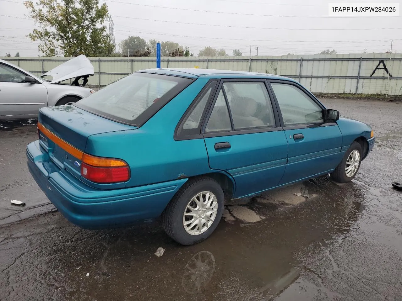 1993 Ford Escort Lx VIN: 1FAPP14JXPW284026 Lot: 72974784