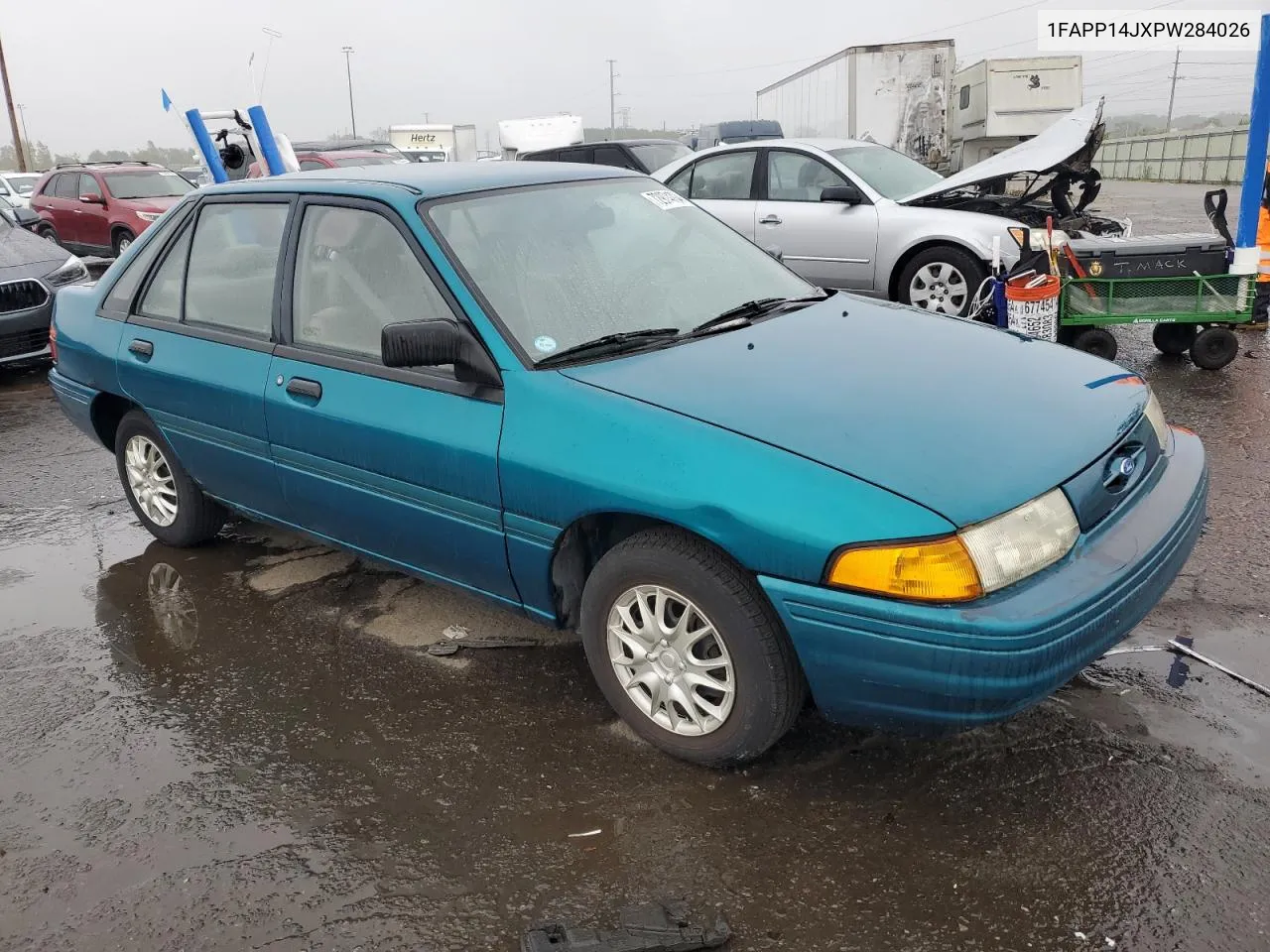 1993 Ford Escort Lx VIN: 1FAPP14JXPW284026 Lot: 72974784