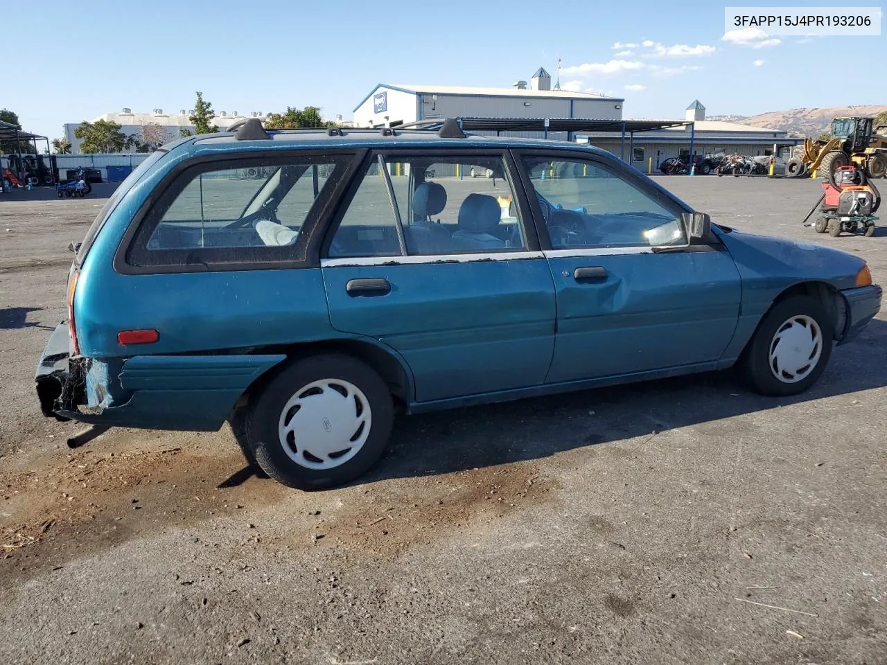 1993 Ford Escort Lx VIN: 3FAPP15J4PR193206 Lot: 73037934