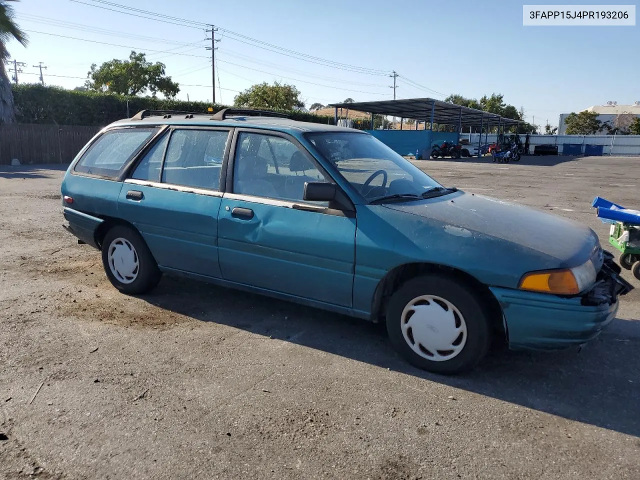 1993 Ford Escort Lx VIN: 3FAPP15J4PR193206 Lot: 73037934