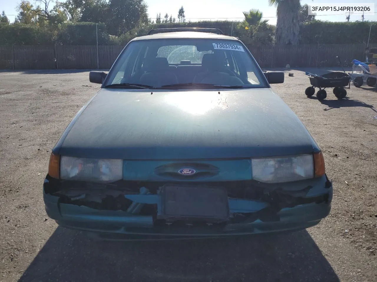 1993 Ford Escort Lx VIN: 3FAPP15J4PR193206 Lot: 73037934