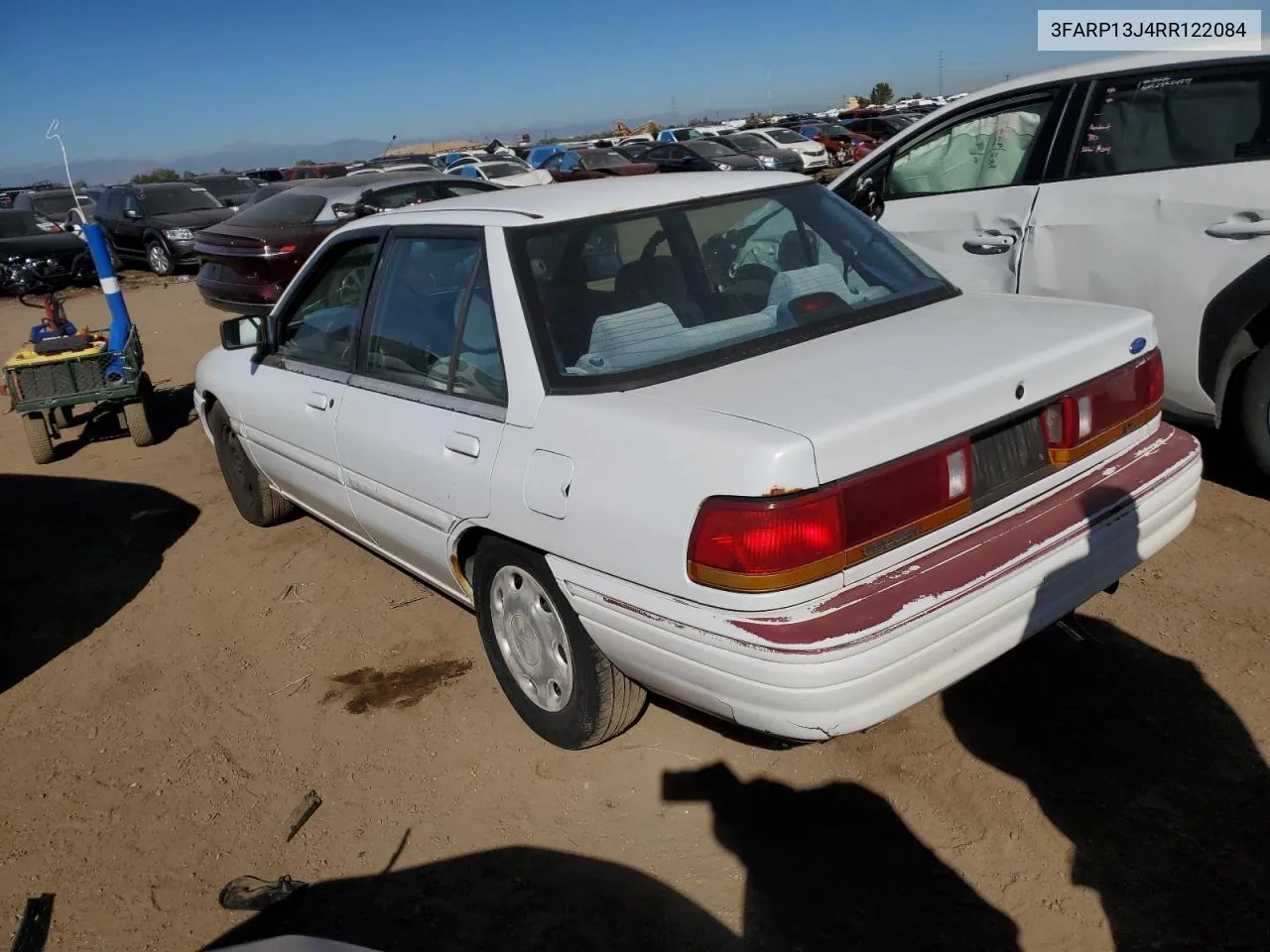 1994 Ford Escort Lx VIN: 3FARP13J4RR122084 Lot: 73184804