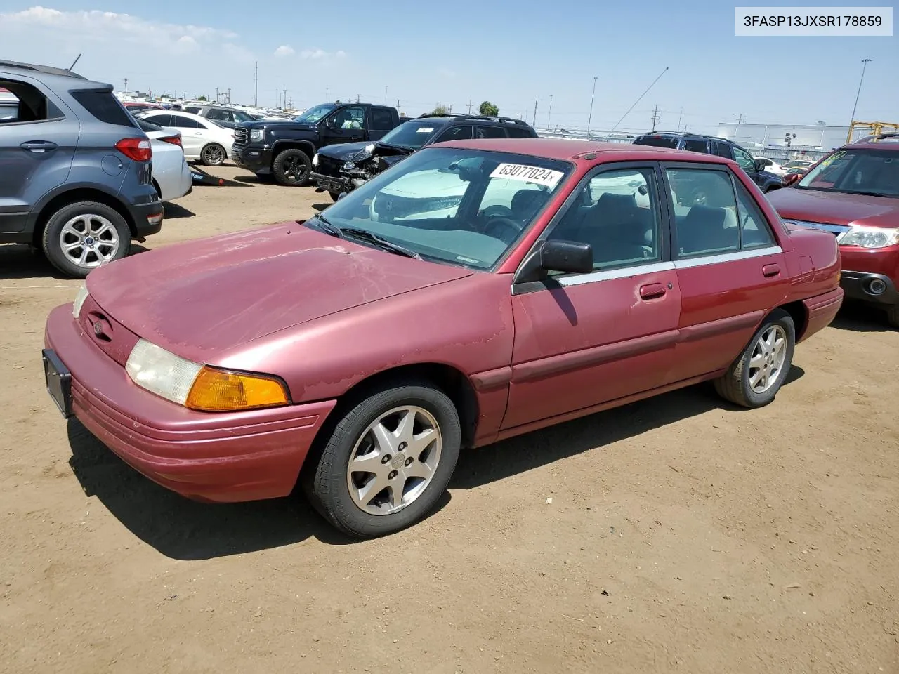 1995 Ford Escort Lx VIN: 3FASP13JXSR178859 Lot: 63077024