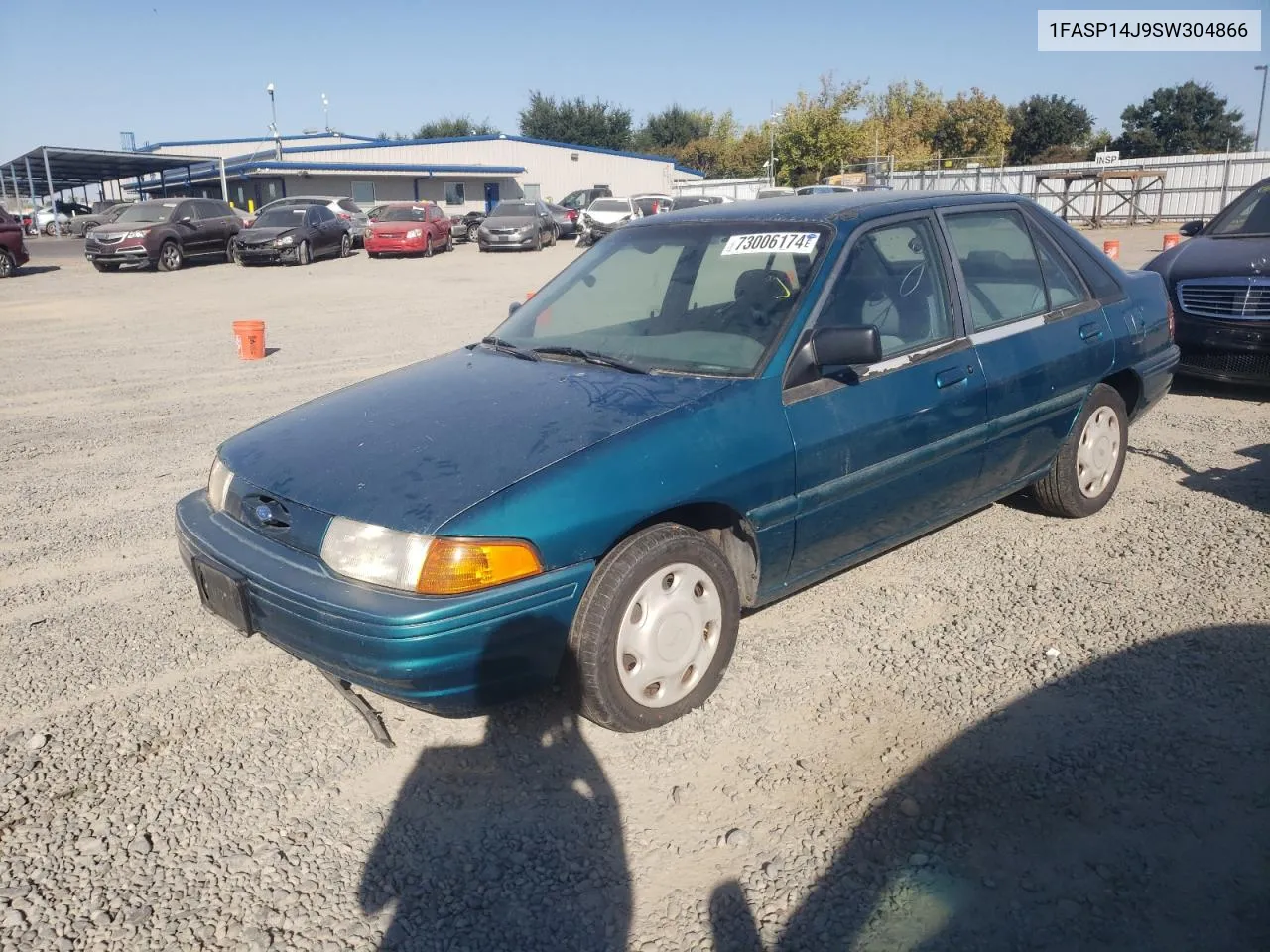 1995 Ford Escort Lx VIN: 1FASP14J9SW304866 Lot: 73006174