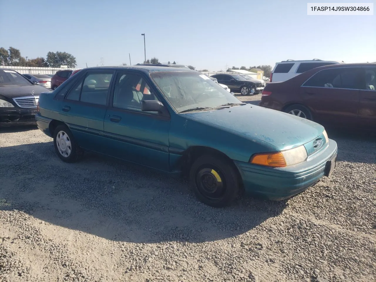 1995 Ford Escort Lx VIN: 1FASP14J9SW304866 Lot: 73006174