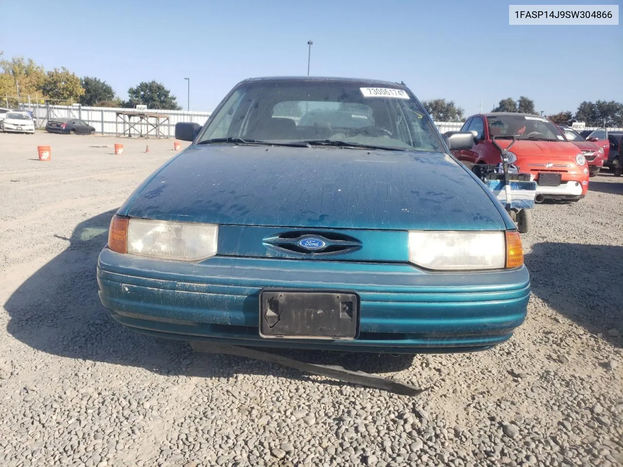 1995 Ford Escort Lx VIN: 1FASP14J9SW304866 Lot: 73006174