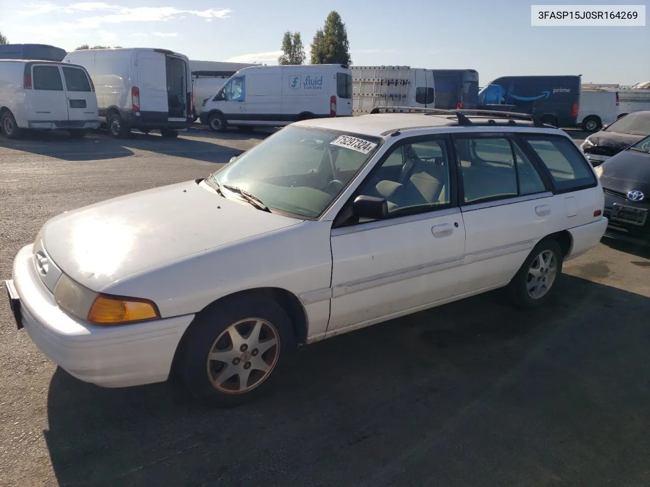 1995 Ford Escort Lx VIN: 3FASP15J0SR164269 Lot: 75297324