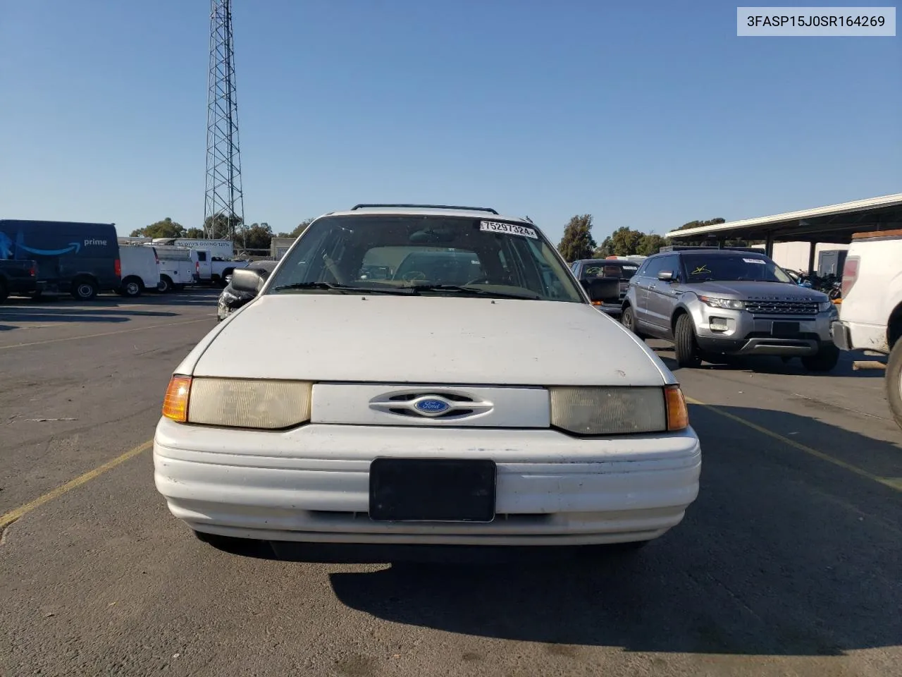 1995 Ford Escort Lx VIN: 3FASP15J0SR164269 Lot: 75297324