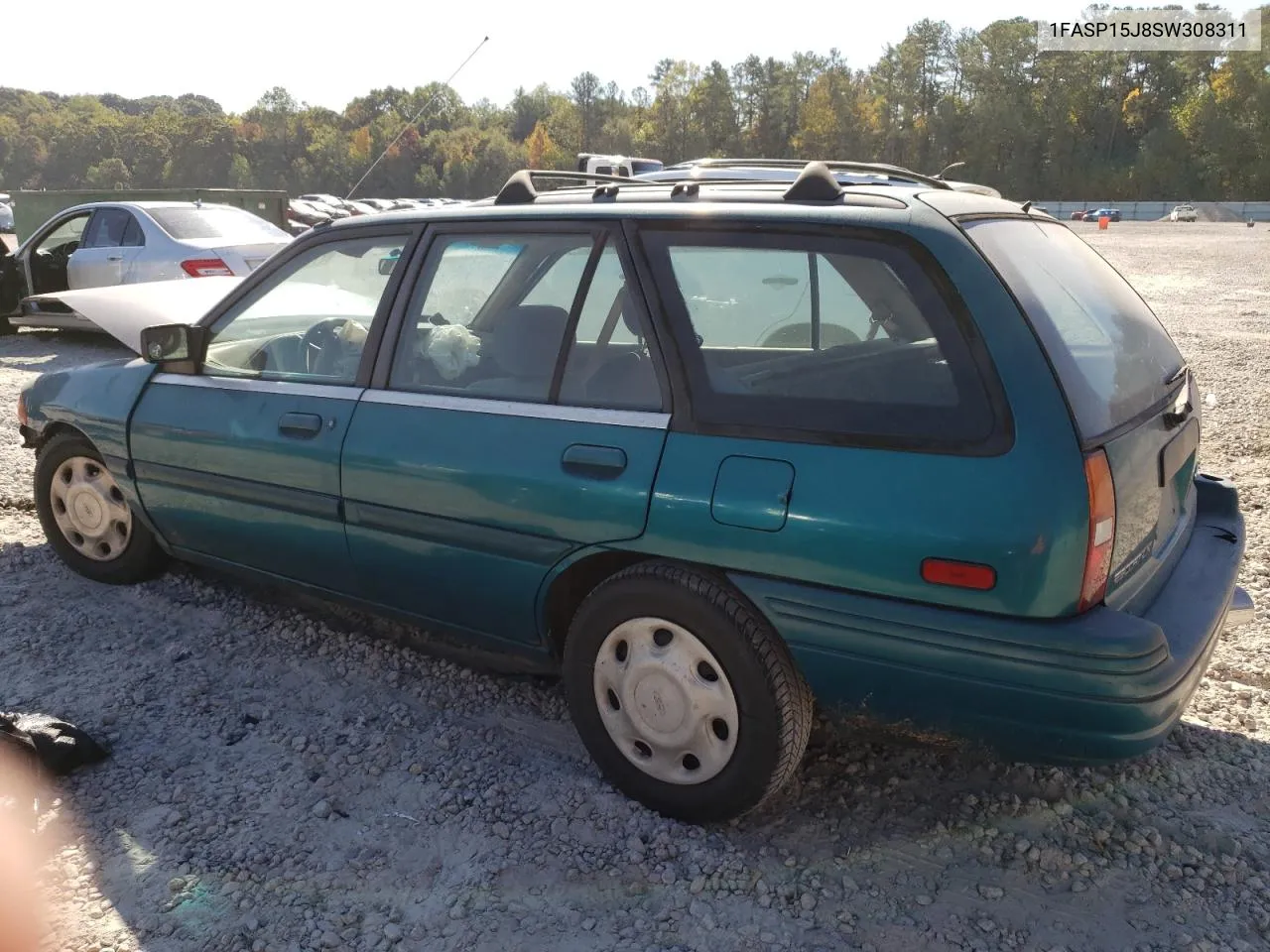 1995 Ford Escort Lx VIN: 1FASP15J8SW308311 Lot: 77624004