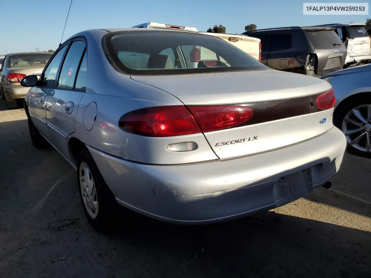 1997 Ford Escort Lx VIN: 1FALP13P4VW259253 Lot: 44836864