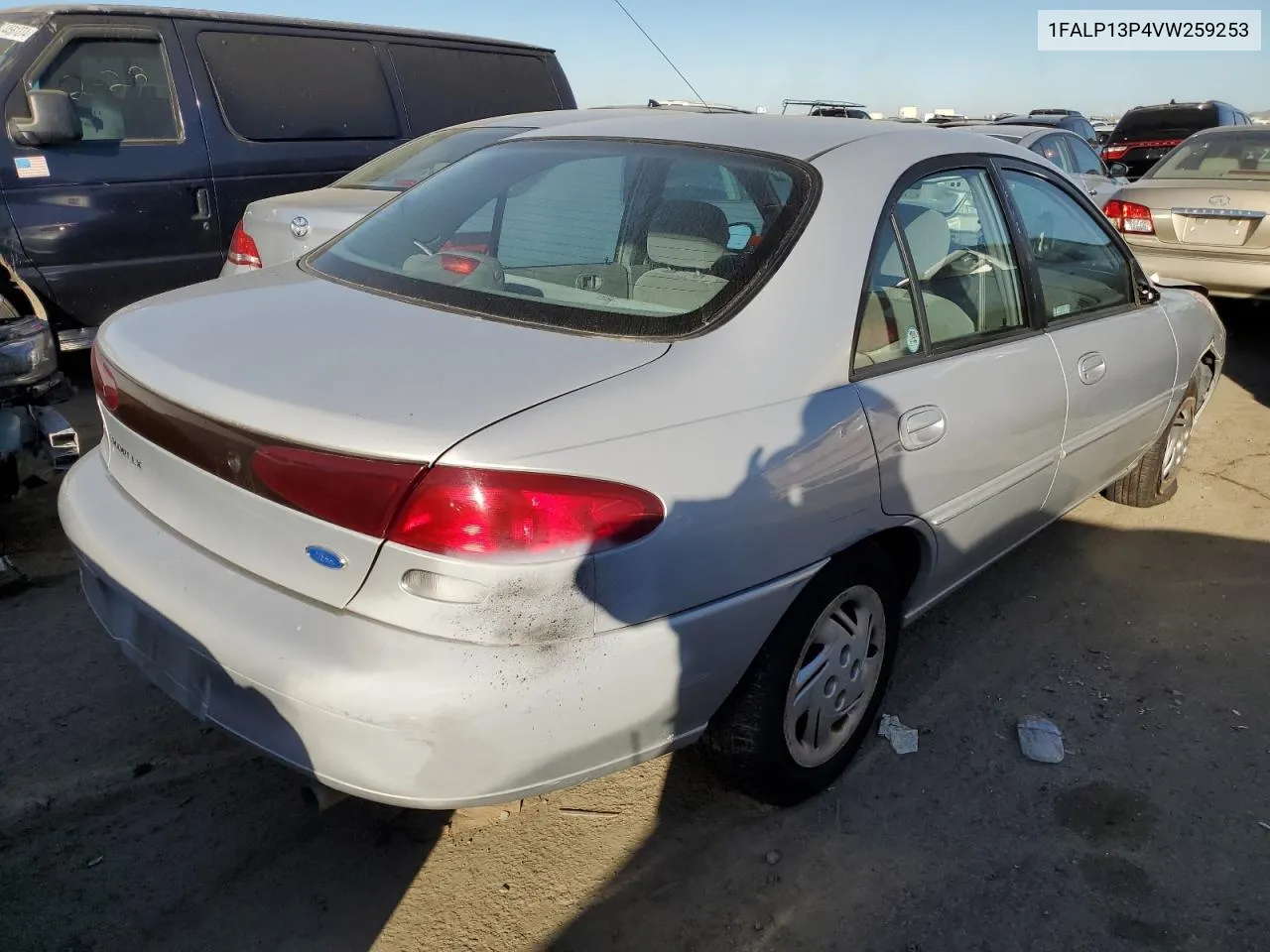 1997 Ford Escort Lx VIN: 1FALP13P4VW259253 Lot: 44836864