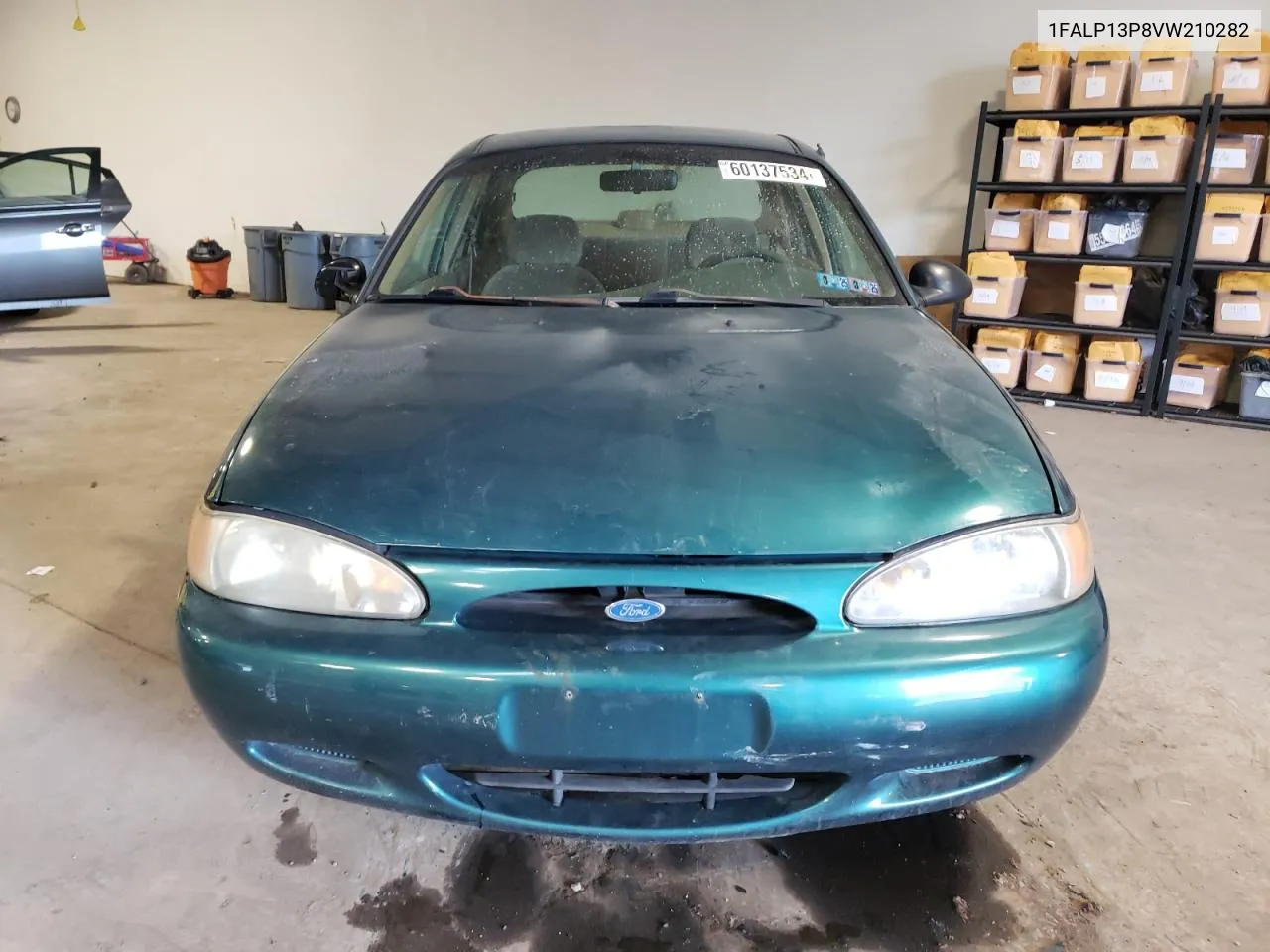 1997 Ford Escort Lx VIN: 1FALP13P8VW210282 Lot: 60137534