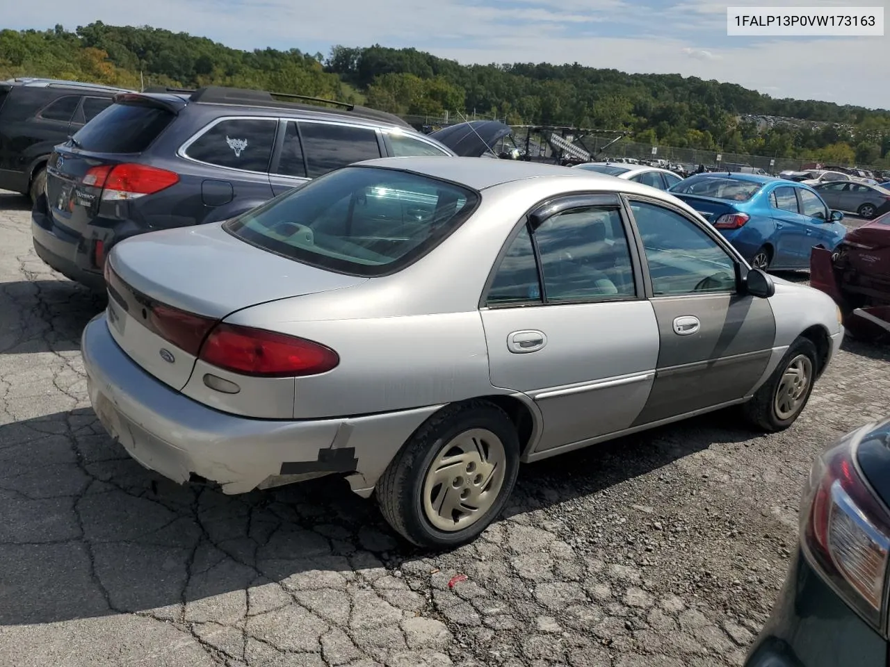 1997 Ford Escort Lx VIN: 1FALP13P0VW173163 Lot: 72039654